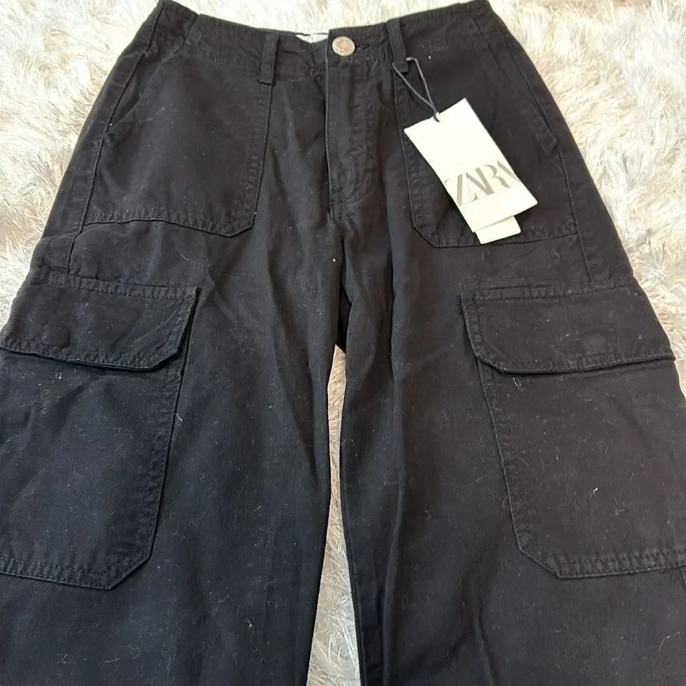 Zara straight-leg cargo pants - Picture 3 of 5